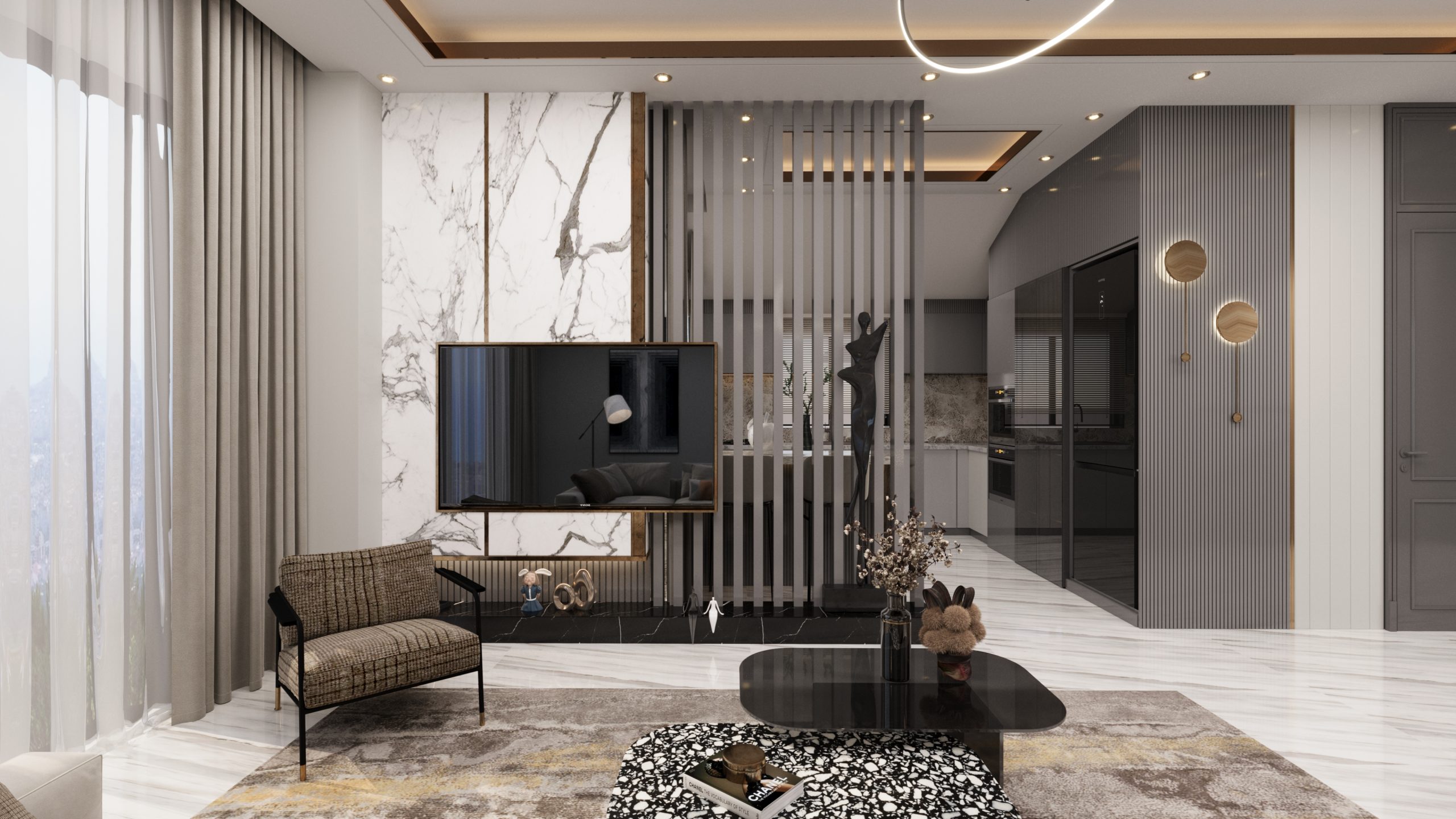 10 - d blok salon - mutfak 2
