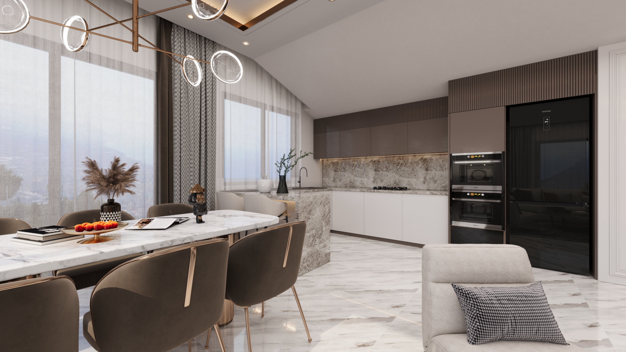 9 - b ve c blok salon ve mutfak 1 yeni